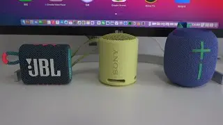 JBL Go 3 VS Sony SRS-XB13 VS Wonderboom 2 Sound test