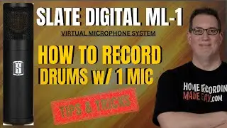Recording Drums With Slate Digital ML-1 Microphone