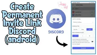 Cara create permanent invite link DISCORD di smartphone android (eng sub)