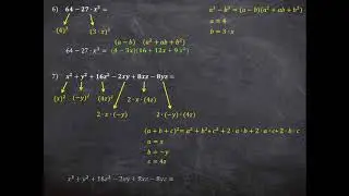 Scomposizione polinomi - Correzione compito in classe