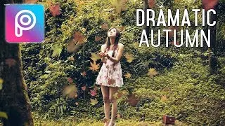 How to Make a Dramatic Autumn Photo in Picsart Mobile | Easy Tutorial