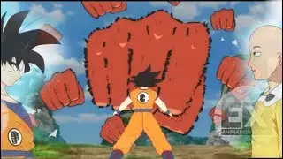 GOKU VS  SAITAMA  LUTA COMPLETA DUBLADO