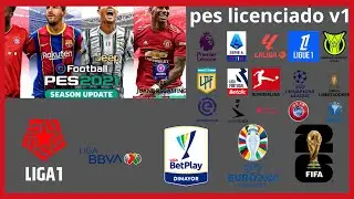 PES 2021 TOTALMENTE LICENCIADO V1😎 PES JUANDRSGAMING