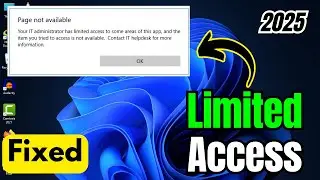 How to FIX Your IT Administrator has Limited Access Windows 11 | Full Guide