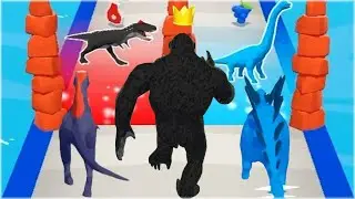 MAX LEVEL in Raptor Monster Run Game!