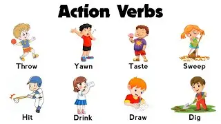 English Vocabulary | Common Action Verbs