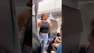 Woman SEES Dark Figure On Plane and FREAKS