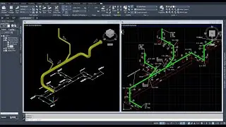 [AP3D] Slope Line Modeling (Piping Slope) & Modeling with dimensions up to the flange face