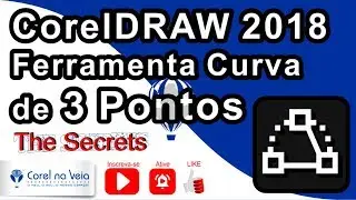 Ferramenta Curva de 3 Pontos CorelDRAW 2018 The Secrets
