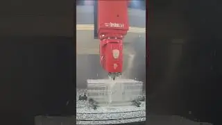Extreme Fast Roughing An Aluminun Block with the 5-Axis Machining Centre Breton Matrix E1