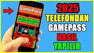 ROBLOX GAMEPASS NASIL YAPILIR TELEFONDA 2025 ( TELEFON - TABLET ) MOBİL PLS DONATE ROBUX KOYMA