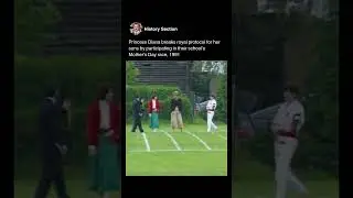 Princess Diana Breaks Royal Protocol to Join Mother's Day Race at Sons' School, 1991