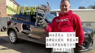 Mazda CX5 Rear Suspension Spring Broken, How To Replace.
