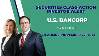 USB Stock News Today (#USB) USB Stock | INVESTOR ALERT U.S. Bancorp  $USB