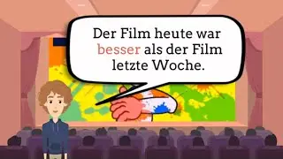 Deutsch lernen Wortschatz A2-B1 - Lektion 10 - Dialoge | Komparativ | Vergleichssätze |