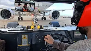 Full communication and pushback for Middle East Airlines A321neo 