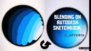 How to blend colour on Autodesk Sketchbook