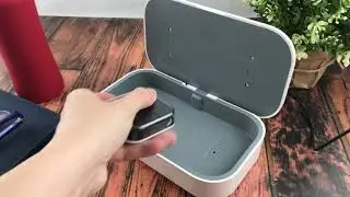 УФ бокс стерилизатор для обеззараживания телефона с Qi зарядкой EcoBox