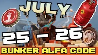 LDOE Bunker Alfa code  JULY 25 -  JULY 26  2024 LDOE Last Day On Earth/ENJOY BUNKER ALFA CODE