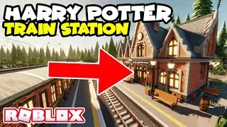 BUILDING A TRAIN STATION in ROBLOX | Station Master - Train Tycoon