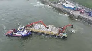 Cromer Rock Armour sea defence project