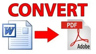 How to Convert WORD to PDF without any Internet II Online Lectures