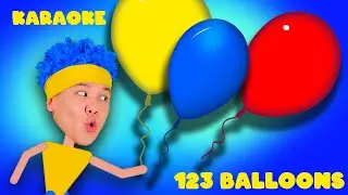 123 Balloons (Karaoke) | D Billions Kids Songs