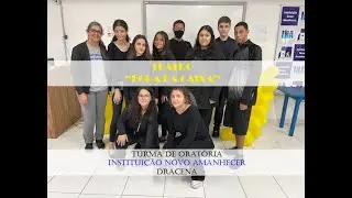 Teatro "Fora da Caixa" realizado pela turma de oratória.