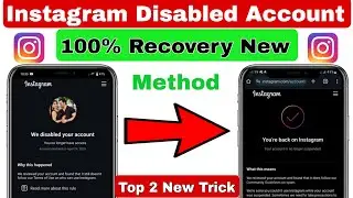 How To Fix Disabled Instagram Account  | Disabled Instagram Account Recovery 2026 