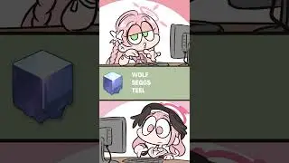 WOLF SEGGS TEEL [Blue archive cartoon - Koharu, Hanako]
