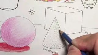 Stippling on cone