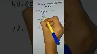 GCD| Greatest Common Divisor| How to find GCD?|What is GCD| HCF| Basic Maths 