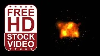 Free Stock Videos – abstract animated fire burning with sparks flying all over seamless loop