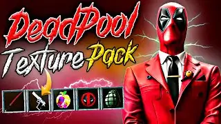 ♨️Minecraft con el Texture pack de DeadPool🎞️