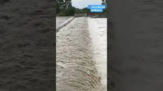 Kalubhar umrala 🌊🌊#river #overflow #water #viralshorts #trending