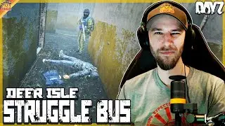 chocoTaco Can't Even Make it 100 Meters Outside His Base - DayZ Deer Isle Gameplay