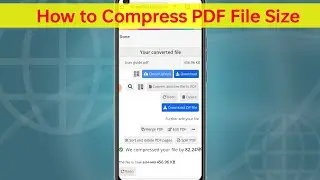 How to Compress PDF File Size | how to reduce pdf file size mb to kb | compress pdf file size