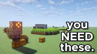 3 Early Game Create Mod Farms You NEED in your World! | Minecraft Tutorial