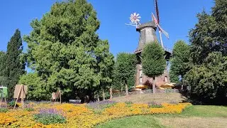 Парк в центре Бремена, красоты Германии