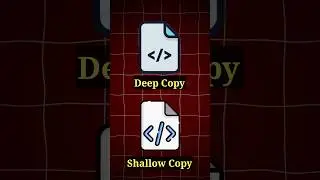 Deep Copy Vs Shallow Copy Explanation #shorts #ytshorts #shortvideo #youtubeshorts