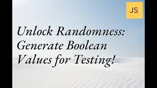 Unlock Randomness: Generate Boolean Values for Testing! #Coding #Testing #RandomValues