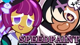 SPEEDPAINT | Onion Cookie Onion Cookie 🧄 & Black Garlic Cookie 🧄👻 | Gacha Club