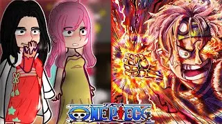 One Piece Princesses React to Luffy + Garp + Koby || One piece || Gacha React / Part 1