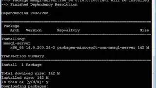 Installing MS SQL on Linux