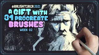 Painting the Universe, an Old Man and a Pear | BRUSHTOBER 2021: Week 02