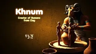Khnum the Creator of man from clay | Egyptian Gods and Goddesses
