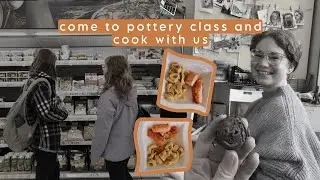 dublin diaries | come to pottery class, cook and watch ed sheeran's documentary with me and melissa