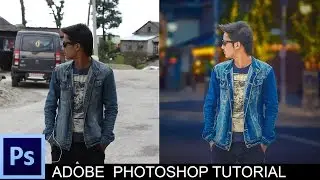 Photoshop Manipulation : Change Background & Color Retouching For Beginners