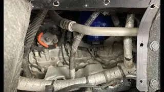 GMC Sierra 2500 Duramax fuel filter change access panel