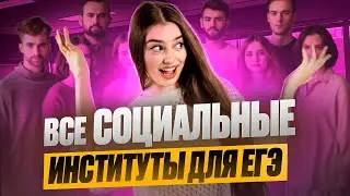 Все социальные институты для ЕГЭ | Маша Вайб | ЕГЭFlex